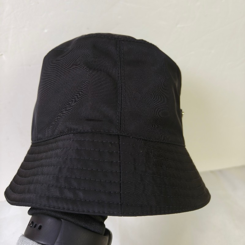 🫅女神購物節狂降（原$14800）‼️只到3/15⏰【9成新】㊣✨PRADA✨普拉達 黑色 輕量 帆布 男女同款 漁夫帽 桶帽/二手精品/保證正品🌳二手樹屋🌳-5