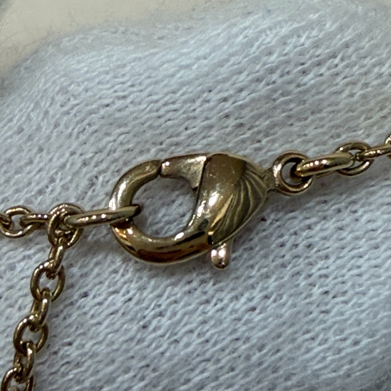 DIOR N2241 金色CD 水鑽 Petit CD 項鍊-15