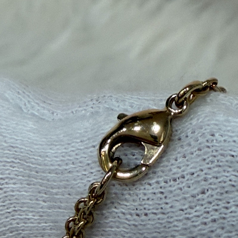 DIOR N2241 金色CD 水鑽 Petit CD 項鍊-16