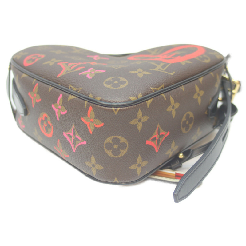 路易威登 M45890 Monogram Sac Coeur Fall in Love 心型盒子肩背包 女士帆布包-4
