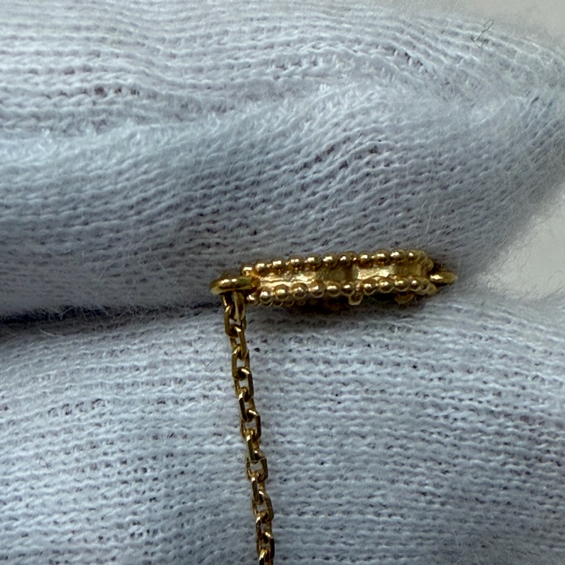 VCA  Van Cleef & Arpels梵克雅寶 18K黃金 珍珠母貝 Sweet Butterflies 手鍊-6