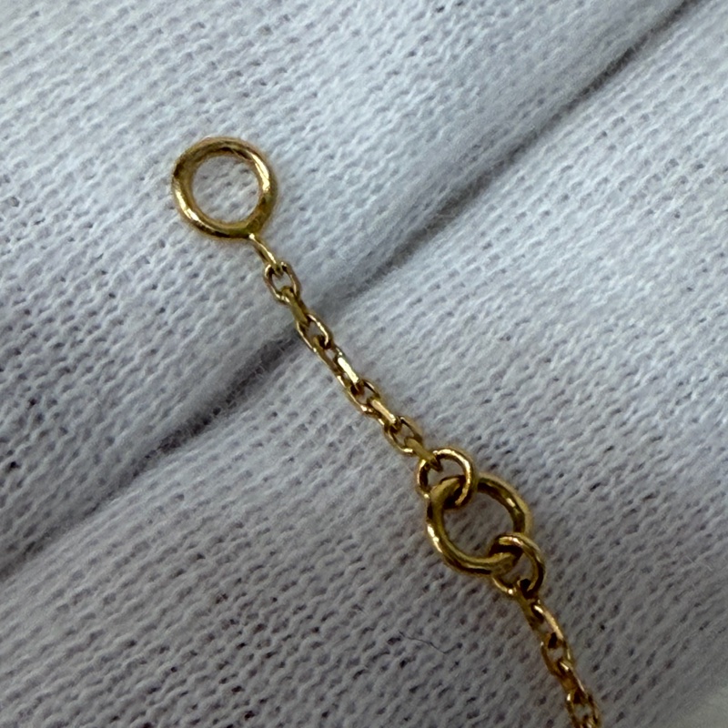 VCA  Van Cleef & Arpels梵克雅寶 18K黃金 珍珠母貝 Sweet Butterflies 手鍊-10