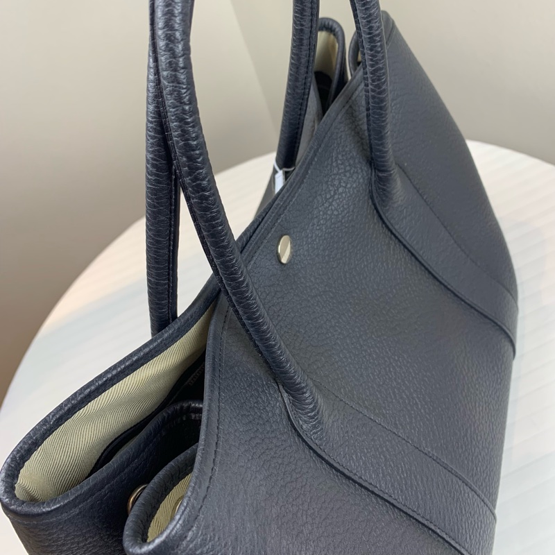 愛馬仕 Hermes Garden Party 36 黑銀花園包 大容量實用百搭 尺寸：36*26*18-4