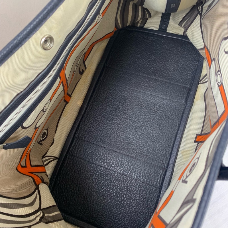 愛馬仕 Hermes Garden Party 36 黑銀花園包 大容量實用百搭 尺寸：36*26*18-7