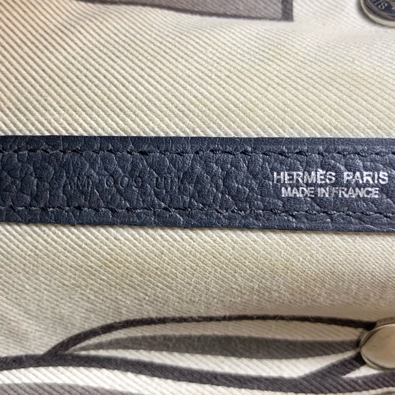 愛馬仕 Hermes Garden Party 36 黑銀花園包 大容量實用百搭 尺寸：36*26*18-8