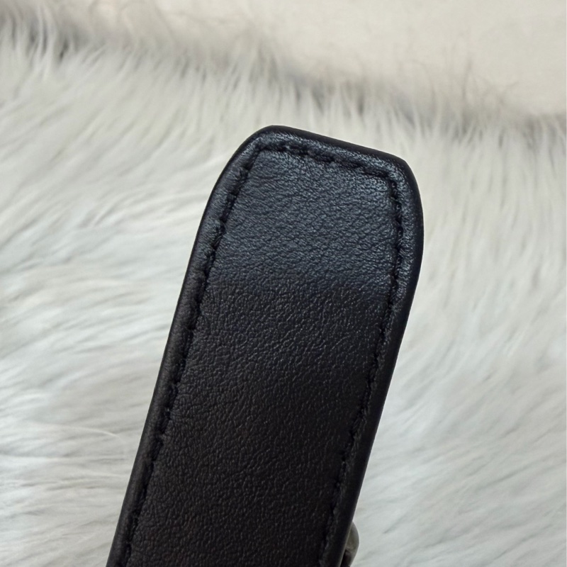 CHANEL AS1161 藍毛呢金釦 兩用 30cm 19包-41