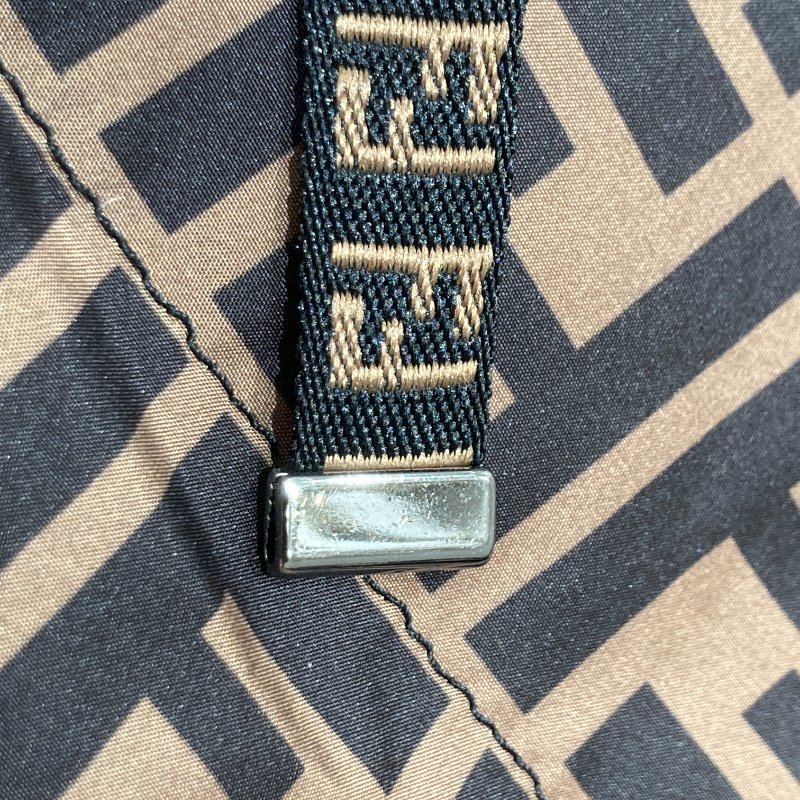 FENDI 芬迪 雙面 ZUCCA 羽絨背心 短款 棕色/藍色 FAA428 A6JB 女款-8