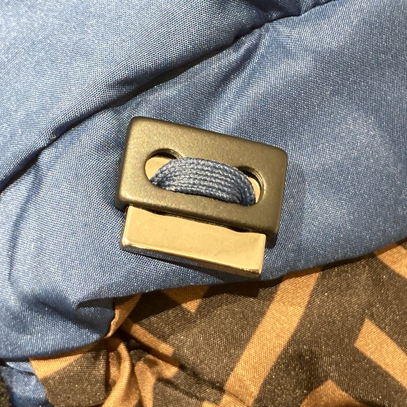 FENDI 芬迪 雙面 ZUCCA 羽絨背心 短款 棕色/藍色 FAA428 A6JB 女款-11