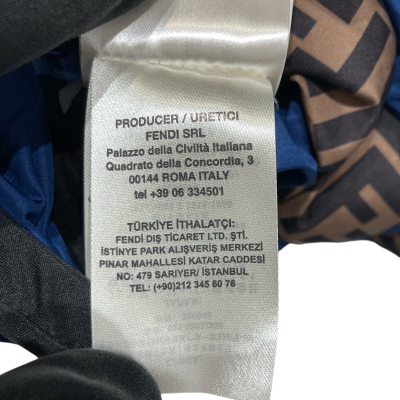 FENDI 芬迪 雙面 ZUCCA 羽絨背心 短款 棕色/藍色 FAA428 A6JB 女款-20