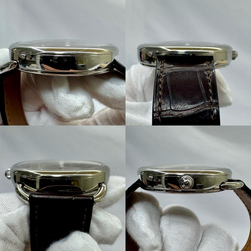 愛馬仕 HERMES ARCEAU AUTOMATIC  AR4.810 自動機械鱷魚皮錶帶-3