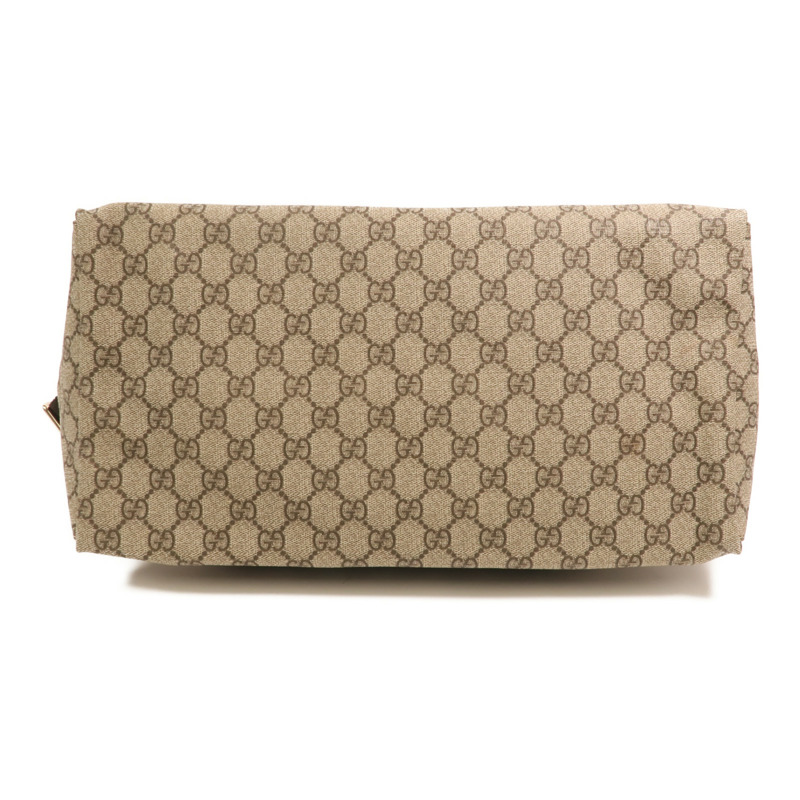 GUCCI 塗層帆布Shoulder Bag金扣肩背袋-3