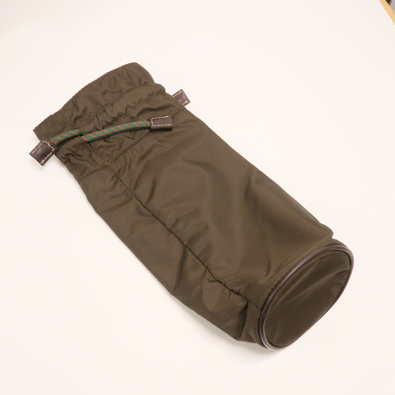 GUCCI 塗層帆布Shoulder Bag金扣肩背袋-8