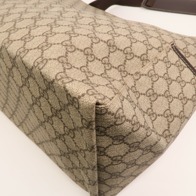 GUCCI 塗層帆布Shoulder Bag金扣肩背袋-12