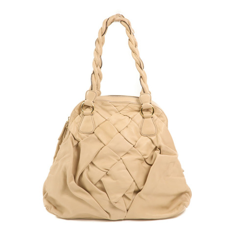 Valentino 羊皮皮革Shoulder Bag金扣肩背袋