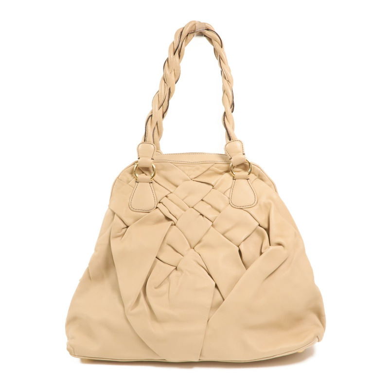 Valentino 羊皮皮革Shoulder Bag金扣肩背袋-1