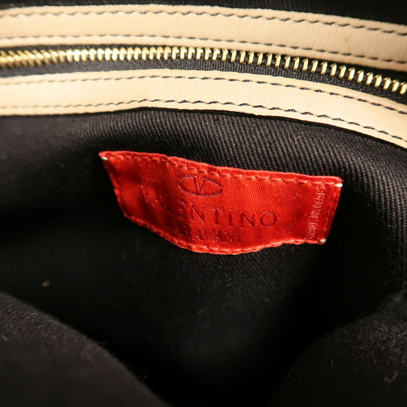 Valentino 羊皮皮革Shoulder Bag金扣肩背袋-5