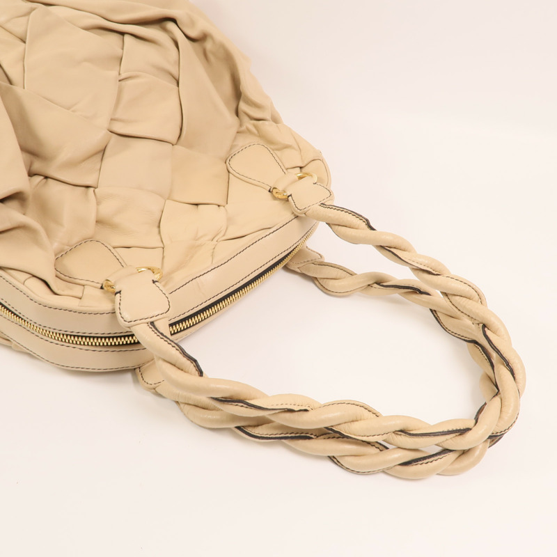 Valentino 羊皮皮革Shoulder Bag金扣肩背袋-7