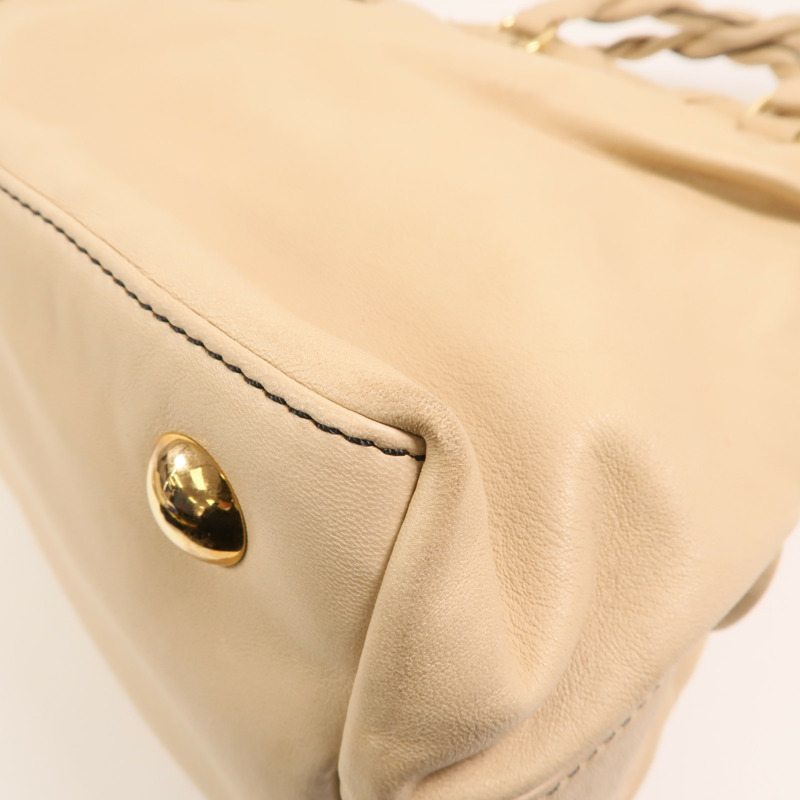 Valentino 羊皮皮革Shoulder Bag金扣肩背袋-11