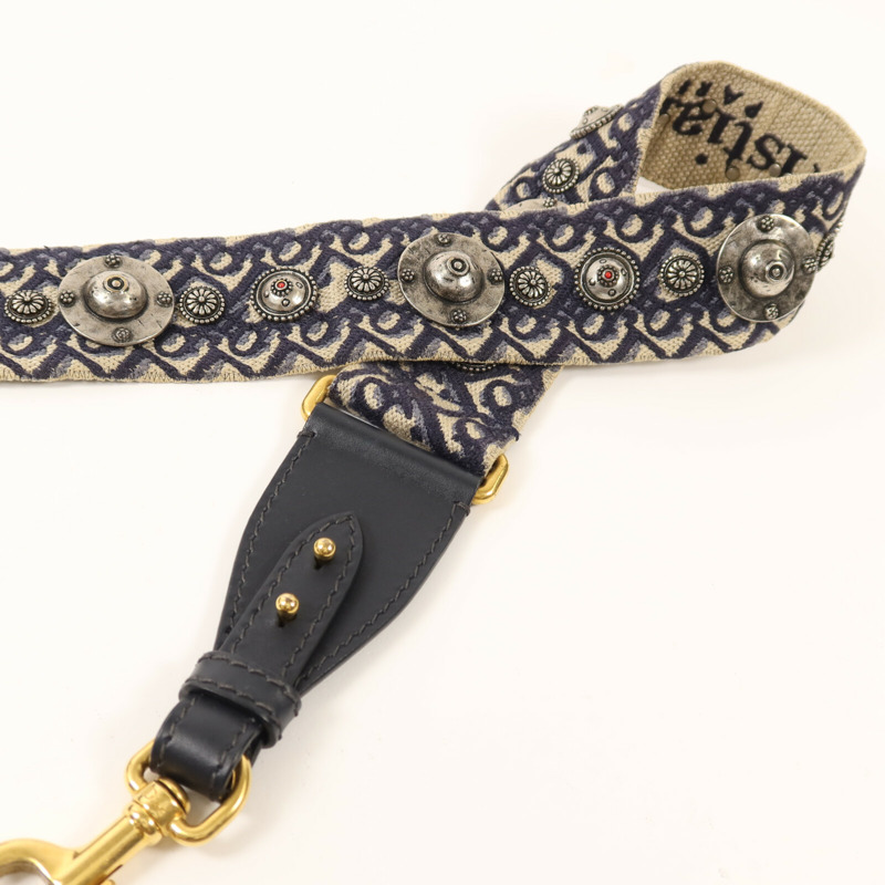 Dior 帆布Mini Saddle金扣手挽肩背兩用袋-10