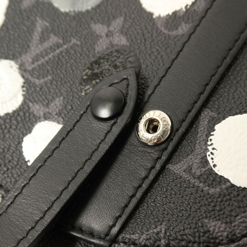 LOUIS VUITTON Monogram Eclipse LV X YK Christopher MM背包-8