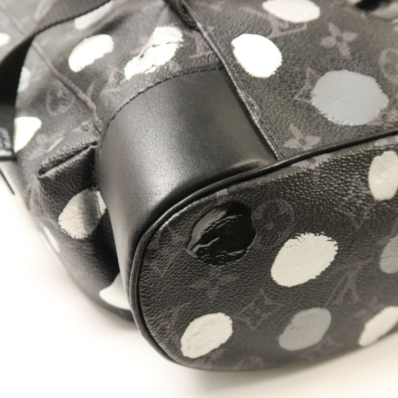 LOUIS VUITTON Monogram Eclipse LV X YK Christopher MM背包-13