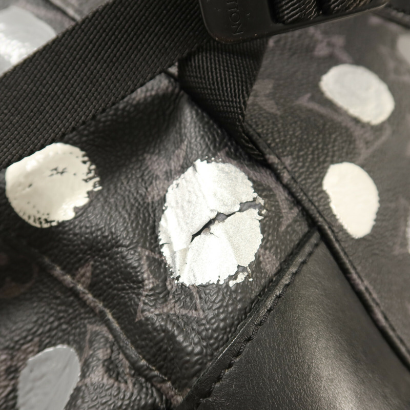 LOUIS VUITTON Monogram Eclipse LV X YK Christopher MM背包-15