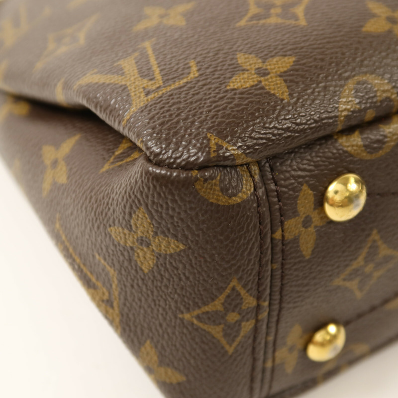 LOUIS VUITTON Monogram Pallas BB金扣手挽肩背兩用袋-12