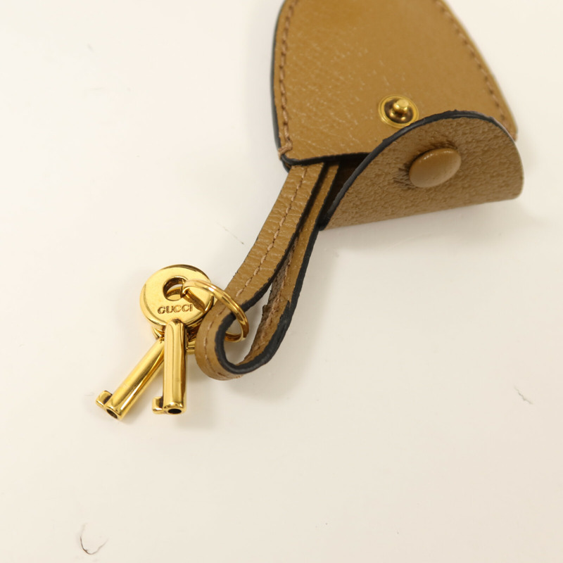 GUCCI 帆布/皮革Mini Top Handle金扣手挽肩背兩用袋-15