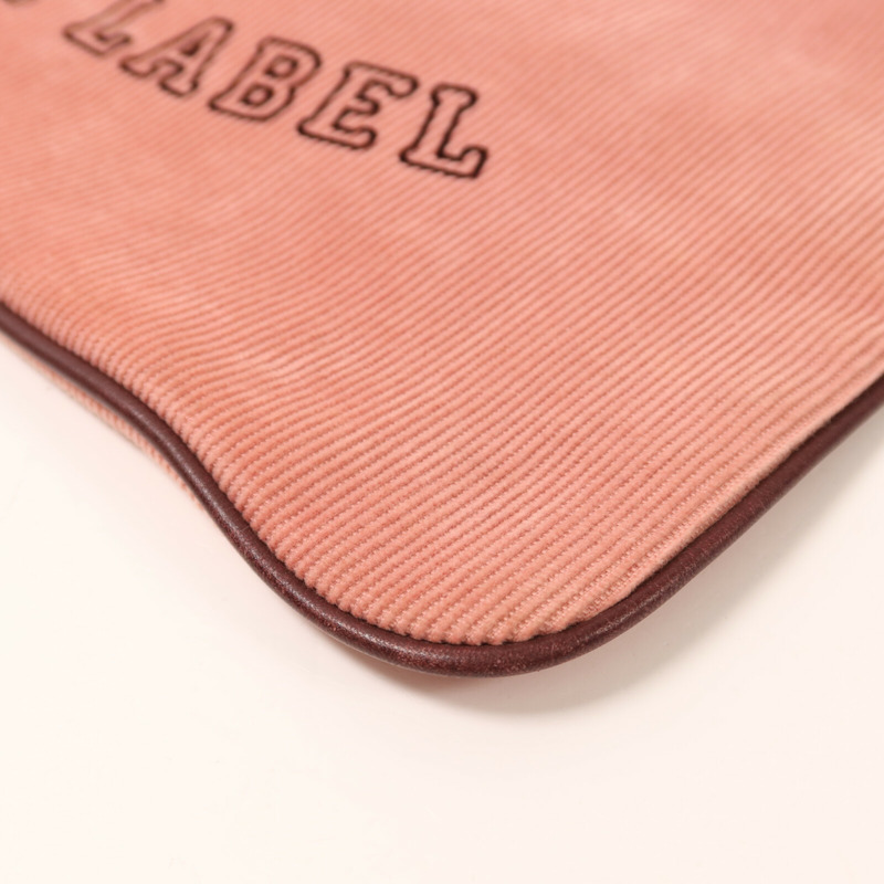 BURBERRY 燈芯絨布Tote Bag銀扣手挽袋-10