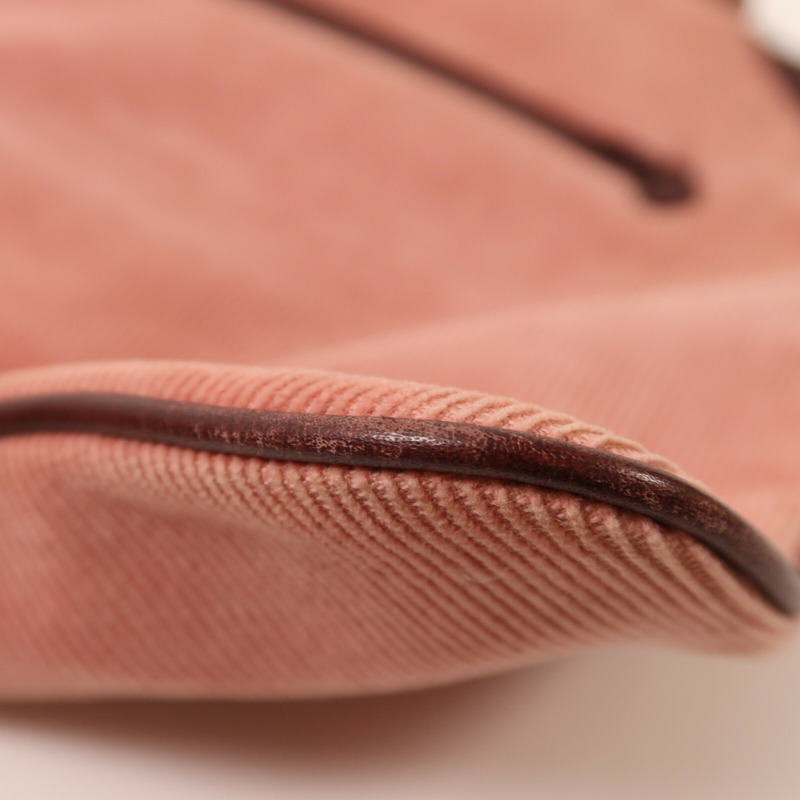 BURBERRY 燈芯絨布Tote Bag銀扣手挽袋-16