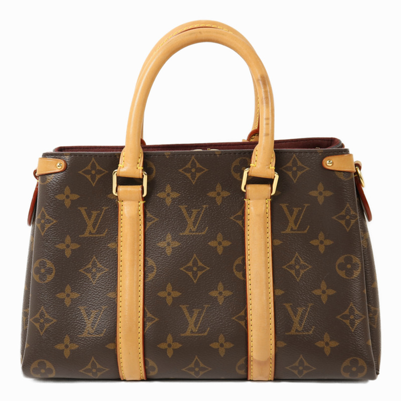 LOUIS VUITTON Monogram Soufflot BB金扣手挽肩背兩用袋-1