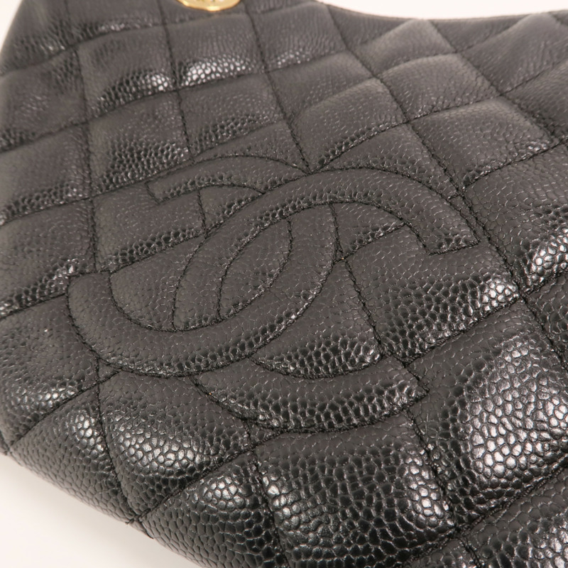 CHANEL 牛皮皮革Petite Timeless Tote金扣肩背袋-14