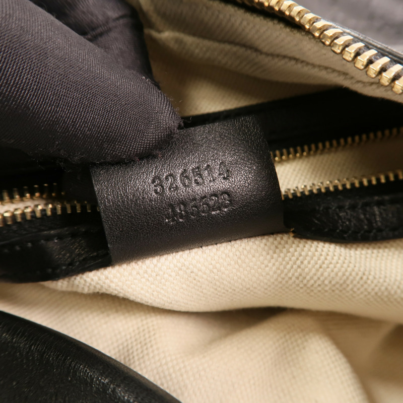 GUCCI 牛皮皮革Miss GG Hobo Bag金扣手挽肩背兩用袋-6