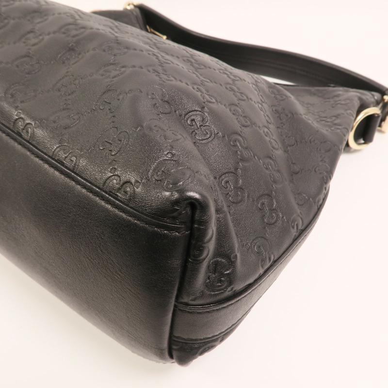 GUCCI 牛皮皮革Miss GG Hobo Bag金扣手挽肩背兩用袋-8