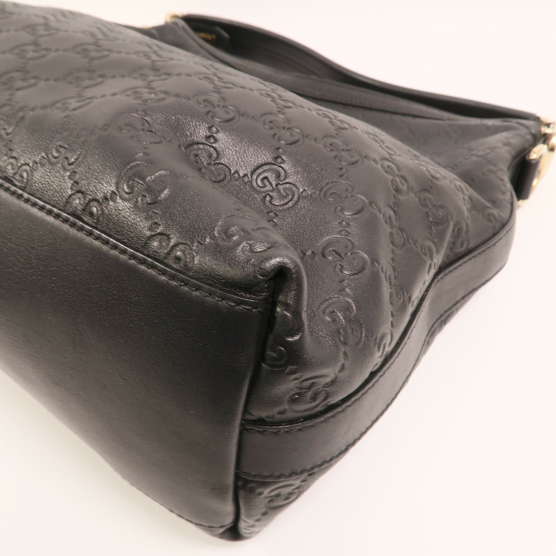 GUCCI 牛皮皮革Miss GG Hobo Bag金扣手挽肩背兩用袋-10