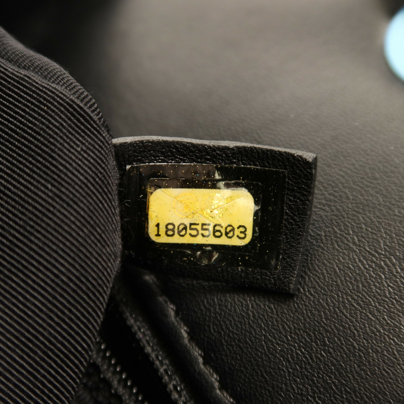 CHANEL 羊皮皮革Colorblock Medium Flap Bag金扣鏈帶肩背袋-6