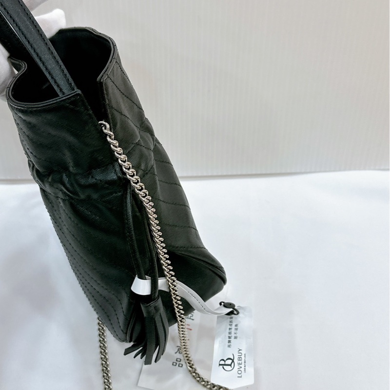 莉亞精品♡ Gucci 760313 SoHo 水桶 黑 二手-3