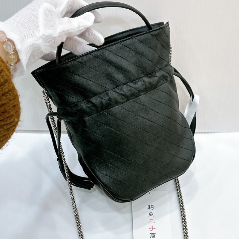 莉亞精品♡ Gucci 760313 SoHo 水桶 黑 二手-6