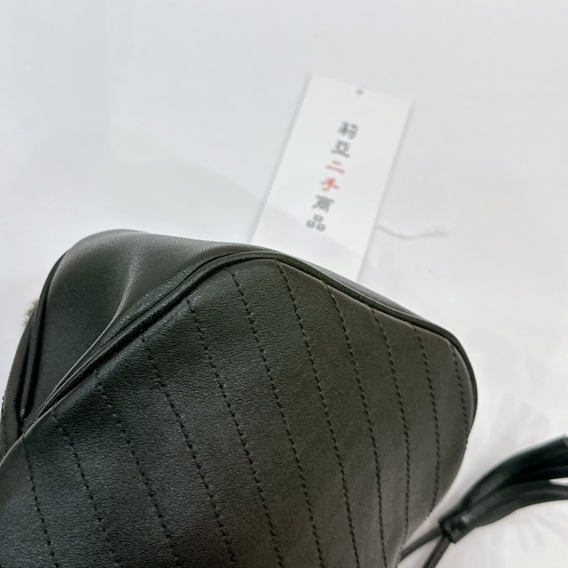 莉亞精品♡ Gucci 760313 SoHo 水桶 黑 二手-7