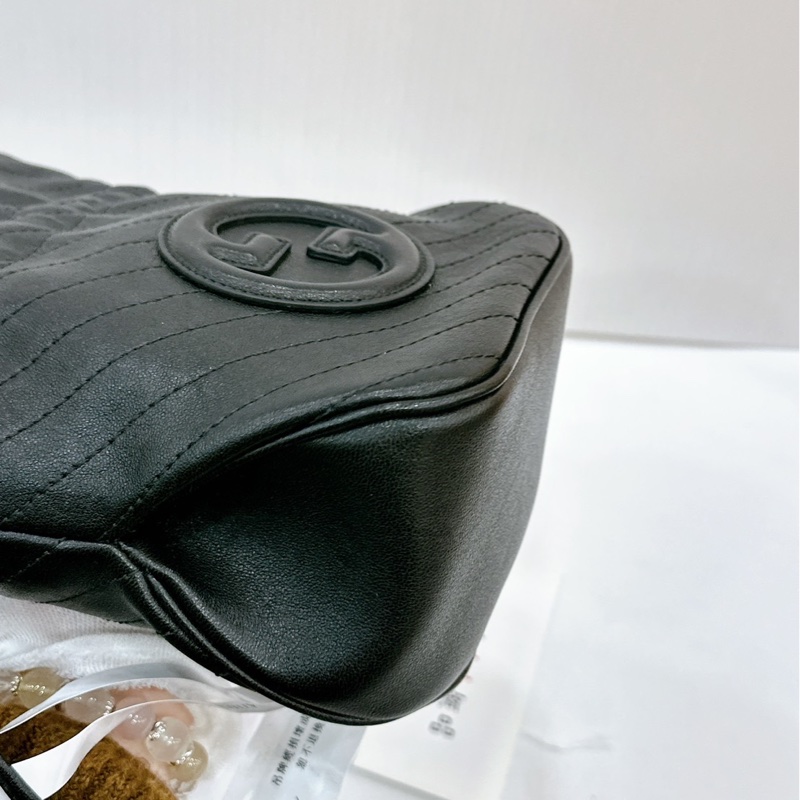 莉亞精品♡ Gucci 760313 SoHo 水桶 黑 二手-9