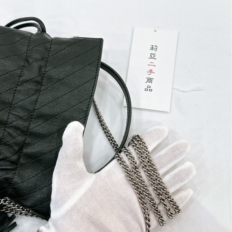 莉亞精品♡ Gucci 760313 SoHo 水桶 黑 二手-12