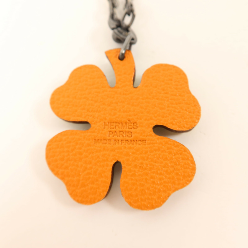 HERMES Cherve皮革Charm掛飾-5