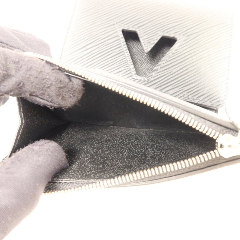 LOUIS VUITTON Epi Twist Wallet銀扣錢包-6