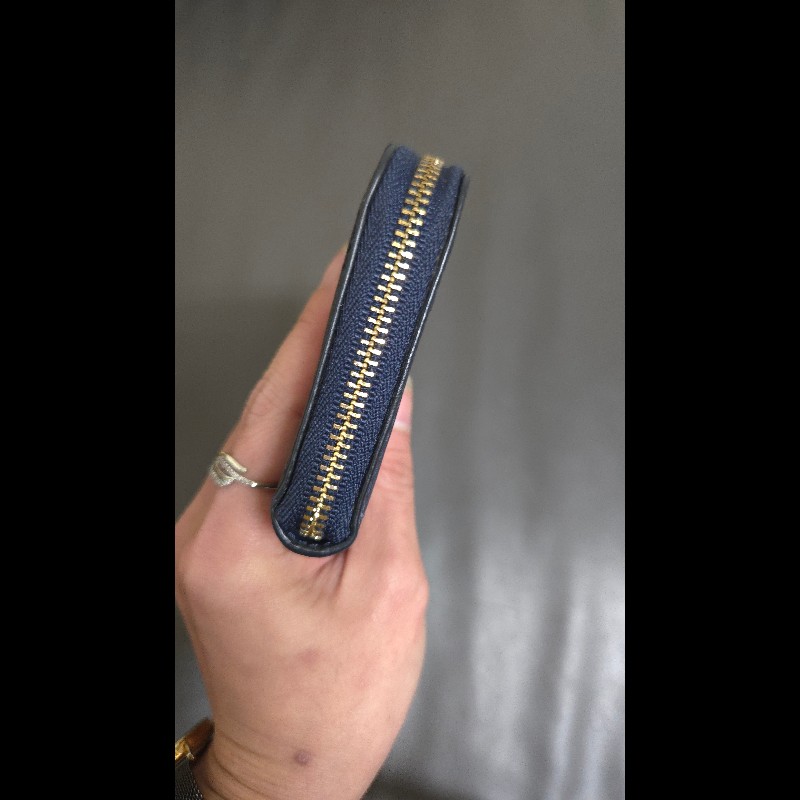 Tory Burch 藏藍色短夾/名片夾/鑰匙夾-3