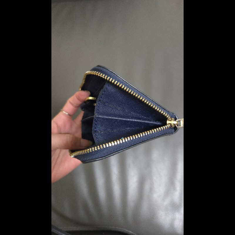 Tory Burch 藏藍色短夾/名片夾/鑰匙夾-5