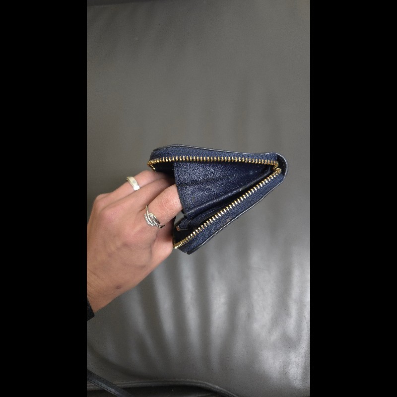 Tory Burch 藏藍色短夾/名片夾/鑰匙夾-6