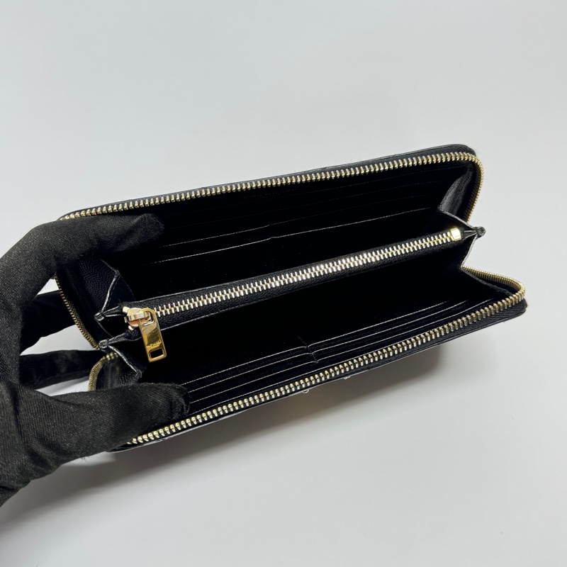 【極新🎁】 YSL 黑金 魚子醬牛皮 長夾 （專櫃29,900）-2
