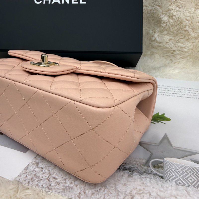 Chanel CF Handle 裸粉 金扣 芯片款 26年最新款-5