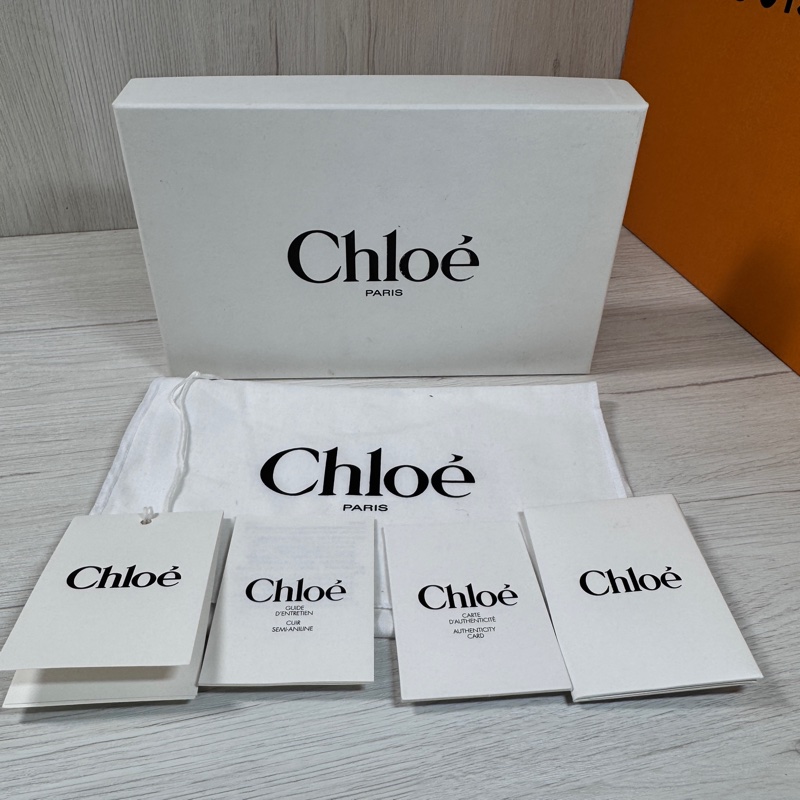 🔥🔥Chloe 長夾 草寫字母 黑色-1