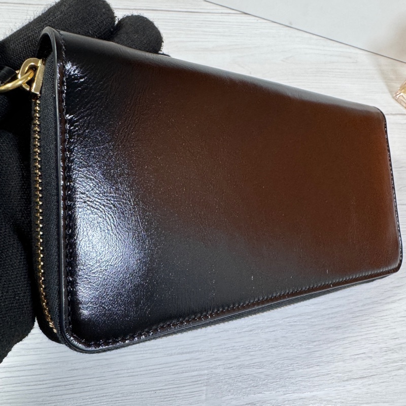 🔥🔥Chloe 長夾 草寫字母 黑色-10